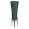 FloraCraft® Tribute™ Deep Green Plastic Cemetery Vase with Removable Spike
